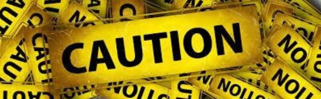 WARNING SIGNALS: You are out of balance.