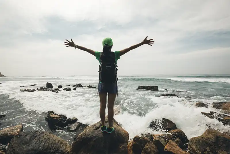 Signs of an Independent Soul: Woman on the beach
